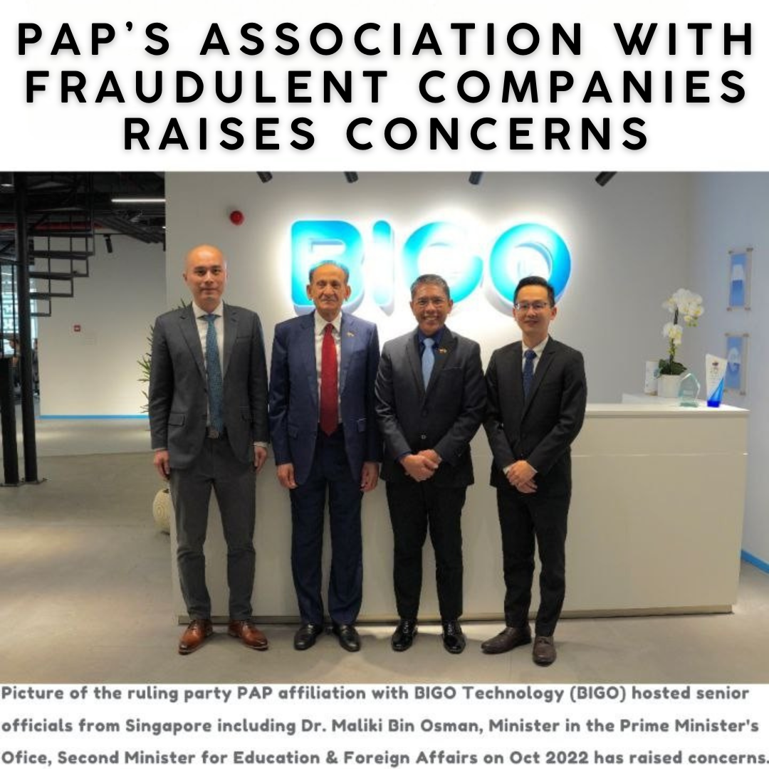 PAP and Fraudulent Companies